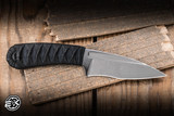 Preowned-Bastinelli Knives "Sin" Nude Black Tsuka Wrap 3.25" Two Tone Stonewash