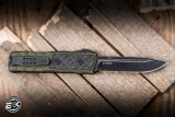 Guardian Tactical Apex OTF Knife OD Green Aluminum, Carbon Fiber 3.4" MagnaMax Serrated Dark Stonewash 152612