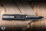 Guardian Tactical Apex Mini Automatic OTF Knife Black Aluminum/Carbon Fiber Inlay 3.1" MagnaMax Drop Point TT Black