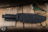 Defiant 7 M320J Fixed Blade Knife Black Polymer 8.5" 3V Bowie