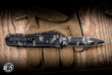Microtech Cypher II OTF Automatic Knife Aluminum 3.5" M390 Dagger Pixel Camo 1242-1PXC