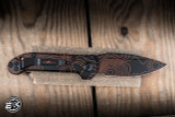 Microtech LUDT Gen III Automatic Folding Knife Aluminum 3.4" M390 Drop Point Topographic Black/Orange Camo 1135S-1TPBKORCS