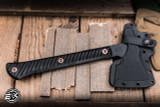 RMJ Tactical Jenny Wren Hammer Poll Tomahawk Black G10/80CRV2 Graphite Black 11.75" Overall