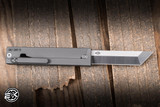 Daily Carry Co. Parachute Gen II Gravity Knife Sandblasted Titanium 2.76" M390 Tanto