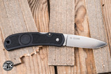 Preowned-Al Mar Knives Sportsman Model 6003 Knife Black Zytel 3.75" ATS-34 Drop Point