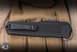 Microtech/Glock G19K Automatic OTF Knife Aluminum 3.5" M390 Clip Point Black 81-1T
