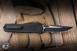 Microtech/Glock G19K Automatic OTF Knife Aluminum 3.5" M390 Clip Point Black 81-1T
