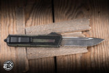Microtech Scarab II Gen III OTF Automatic Knife Outbreak Aluminum 4" M390 Drop Point Serrated 1278-2OBS