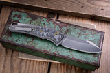 Hawk Knives Talon Titanium Brightwashed/Giants CamoCarbon Overlay 3.5" M390