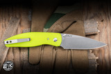 Three Rivers Manufacturing ATOM Folding Knife Day Glow G10 3.5" MagnaCut