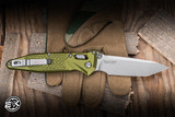 Microtech Socom RAM-LOK Manual Folding Knife OD Green Frag Aluminum 4" M390 Tanto Stonewash 161RL-10FROD
