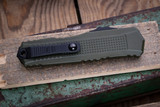 Microtech Glock G19K OTF Automatic Knife OD Green Aluminum 3.5" M390 Bayonet Black 81-1T