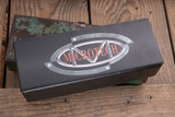 Preowned-Microtech Dirac OTF Automatic Knife Black Aluminum 2.8" M390 Dagger TT Black 225-1