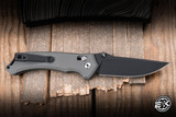 Toor Knives Draper Crossbar Lock Folding Knife Grey G10 3.5" MagnaCut Black