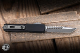 Microtech UTX-70 Gen IV OTF Automatic Knife Black Aluminum 2.5" M390 Hellhound Apocalyptic 14194-10APS