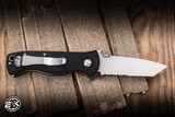 Preowned-Emerson Knives XHD-7-SFS Folding Knife G10 3.3" S35VN Tanto Satin Serrated