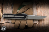 Microtech Scarab II Gen III OTF Automatic Knife Moss Green Aluminum 4" M390 Drop Point 1278-1CMG