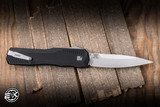 Preowned-Kershaw Livewire Automatic OTF Knife Black Aluminum 3.3" MagnaCut Spear Point Stonewash 9000K50