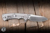 Hinderer Knives Project X Flipper Knife Black G10/Stonewash 3.65" MagnaCut Sheepsfoot