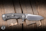 Hinderer Knives Project X Flipper Knife Coyote G10/Working Finish 3.65" MagnaCut Sheepsfoot Stonewash