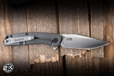 Kershaw Align Assisted Flipper Knife Gray Stainless 3.15" 8Cr13MoV Clip Point Satin 1405