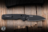 Kershaw Bel-Air XL Manual Folding Knife Knife Aluminum 3.4" MagnaCut Reverse Tanto Black 6110BLK