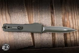 Microtech Ultratech Gen IV OTF Automatic Knife OD Green Aluminum 3.5" M390 Dagger 11224-1COD