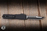 Microtech UTX-70 Gen IV OTF Automatic Knife Black Tactical Aluminum 2.5" M390 Hellhound 14194-1TS
