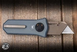 Hypercut Knives Oracle Gravity Utility Razor Northern Lights Starburst Aluminum/Bronze Accents 2.2" Trapezoid Razor