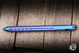 Hypercut Knives Nakht Bolt Action Pen Blurple Titanium 5.5" Pilot G2