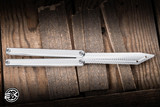 Squid Industries Metal Squiddy-ALT Balisong Knife 4.5" Machined Al Alloy