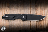 ProTech Vero Synapse 2 Automatic Folding Knife Black Herringbone Aluminum 3.5" MagnaMax DLC Black VERO2106-MM