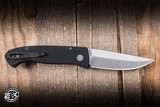 ProTech x Walter Brend Classic AUTO Folding Knife Black Aluminum 3.35" MagnaCut Stonewash WB1101