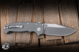 Demko Knives AD20 XXX Folding Knife Gray G10 4" 3V Clip Point