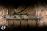 Microtech Dirac OTF Automatic Knife Bazooka Hex Camo Aluminum 2.9" M390 Bronzed Apocalyptic 225-13APBOHXCS