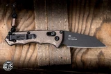 Preowned-Benchmade Auto Immunity Folding Knife FDE Aluminum 2.5" M4 Wharncliffe Black 2900BK-1