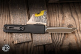 Microtech Ultratech ZBP Automatic OTF Knife Distressed Bronze Aluminum 3.5" M390 Tanto 1123-1DB-C19Z23