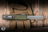 Microtech Ultratech Gen III ZBP OTF Auto Knife OD Green Aluminum 3.5" M390 Tanto Apocalyptic 1123-10APOD