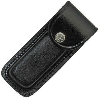 Leather Folding Knife Sheath 5" Black