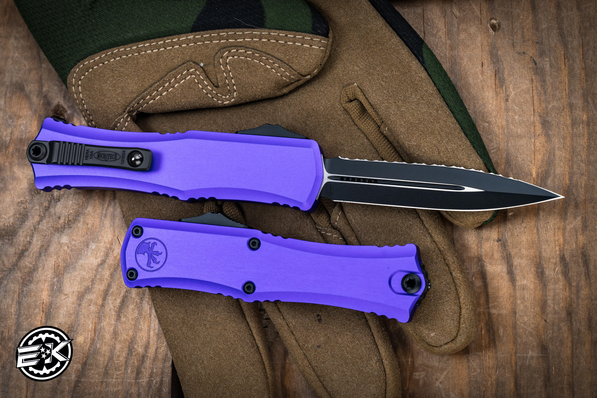 Microtech Hera II Mini OTF Automatic Knife Purple 3