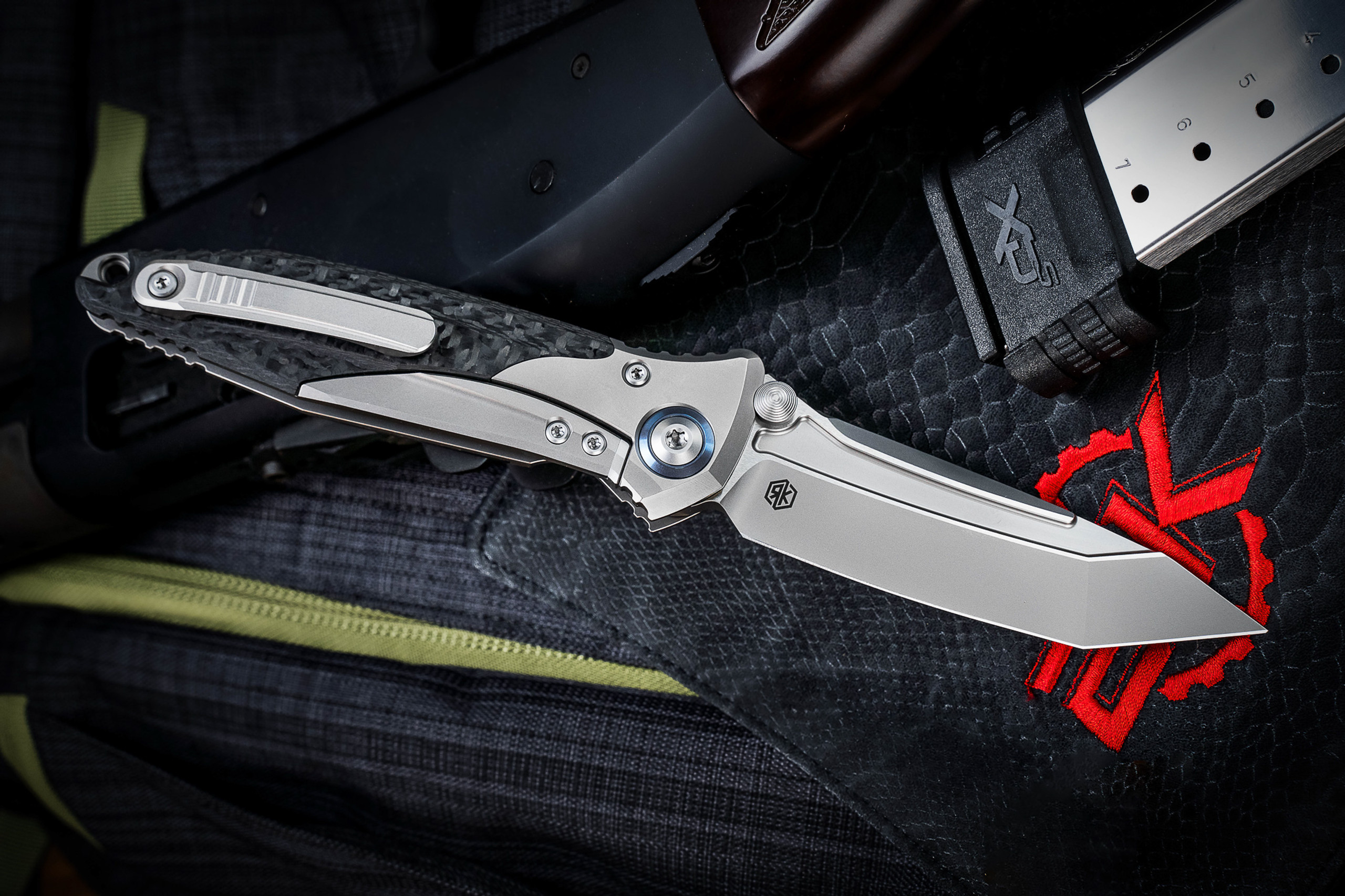 Microtech Socom Bravo Carbon Fiber Manual 4 quot Tanto Blasted 261 7CFTI