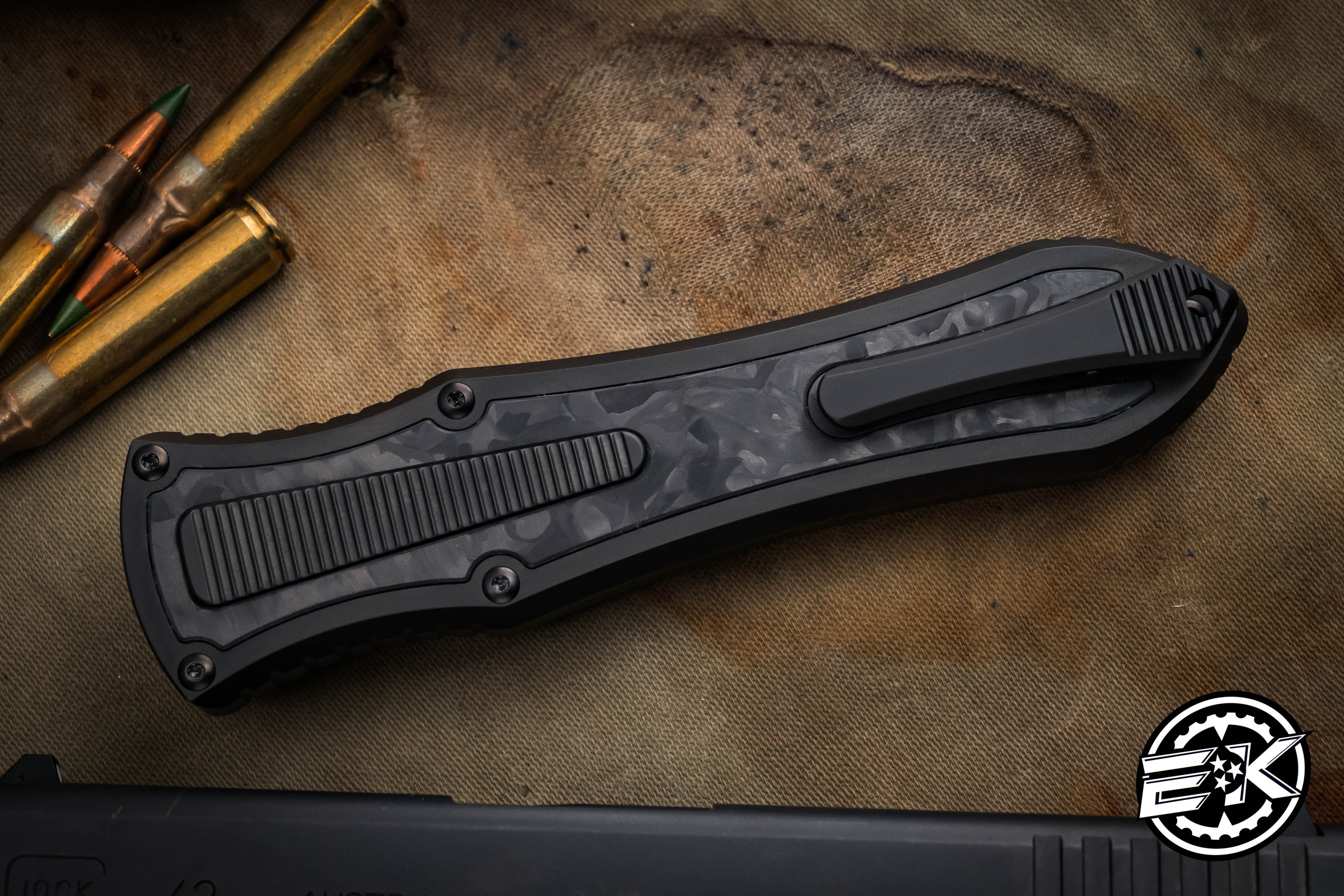 Hawk Knives John Wick 4 Set Deadlock Model C, Titanium/Fat Carbon Inlay ...