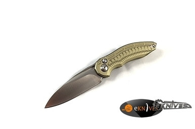 BROUS BLADES BIONIC COYOTE TAN KNIFE 3" SATIN