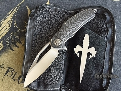 Marfione Mini Matrix R Custom Carbon Fiber M390 Hand Rubbed Satin USN G8 Vegas