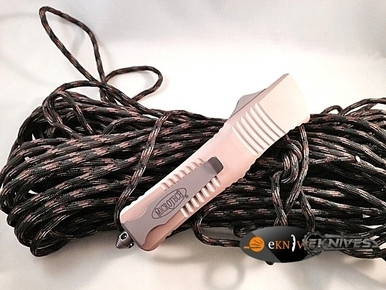 MICROTECH COMBAT TROODON TAN S/E SATIN SERRATED 143-6TA