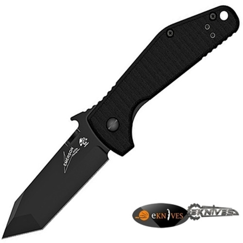 KERSHAW CQC3K EMERSON TANTO 2.75" BLACK PLAIN 6014TBLK