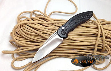 BROUS BLADES BIONIC BLACK AUTOMATIC KNIFE SATIN