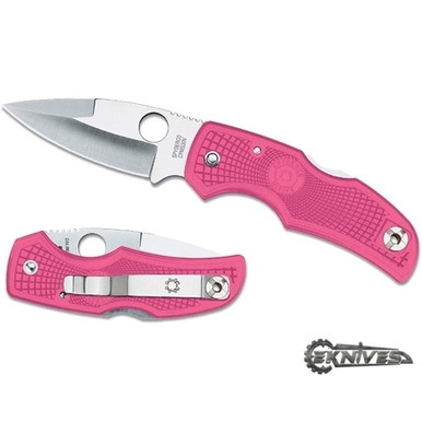 SPYDERCO NATIVE PINK FOLDING KNIFE C41PPN