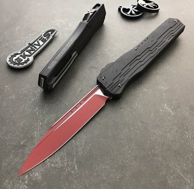 Microtech Cypher Sith Lord OTF SE 4" Red M390 241-1SL
