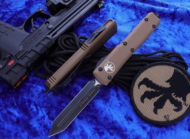 Microtech Ultratech Tan OTF Spartan Black M390 223-1TA